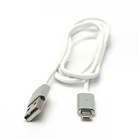 Дата-кабель PowerPlant DV00DV4060 1m USB(тато) - microUSB(тато) White