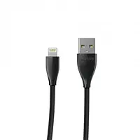 Дата-кабель Maxxter UB-L-USB-01BK 1m USB (тато) - Lightning (тато) Black Red