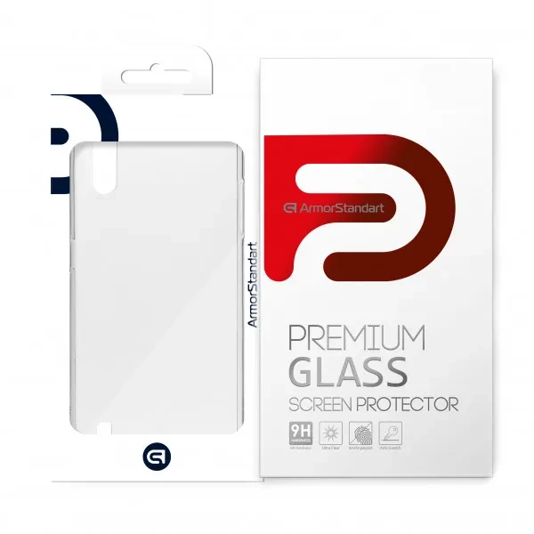 Комплект Armorstandart для Samsung A01 (Захисне скло Full Glue + Панель Air Series) (ARM58047)