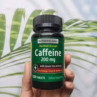 Caffeine 200 mg with Green Tea Extract Fitness Labs, 120 таблеток