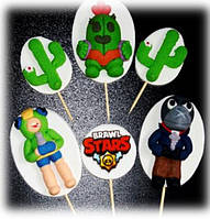 Набір кондитерських прикрас Бравл старс