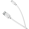 Кабель для зарядки телефону Android microUSB BOROFONE BX14 |300см / 2.4А| Білий, фото 4