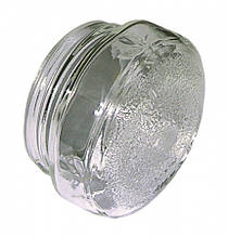 Плафон скляний +350 °C (D-74мм різьба ø62мм) термостійкий для печі Cuppone, Pizza Group, Zanussi та ін.