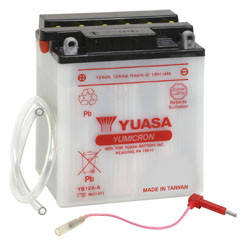 Акумулятор для мотоцикла сухозаряженный YUASA YB12A-A 12AH 134X80X160