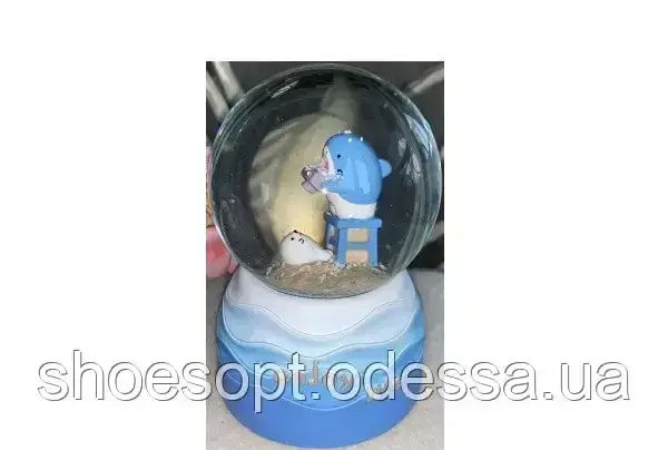 Снежный шар Рыбка музыкальный с автоподдувом - фото 1 - id-p520160651