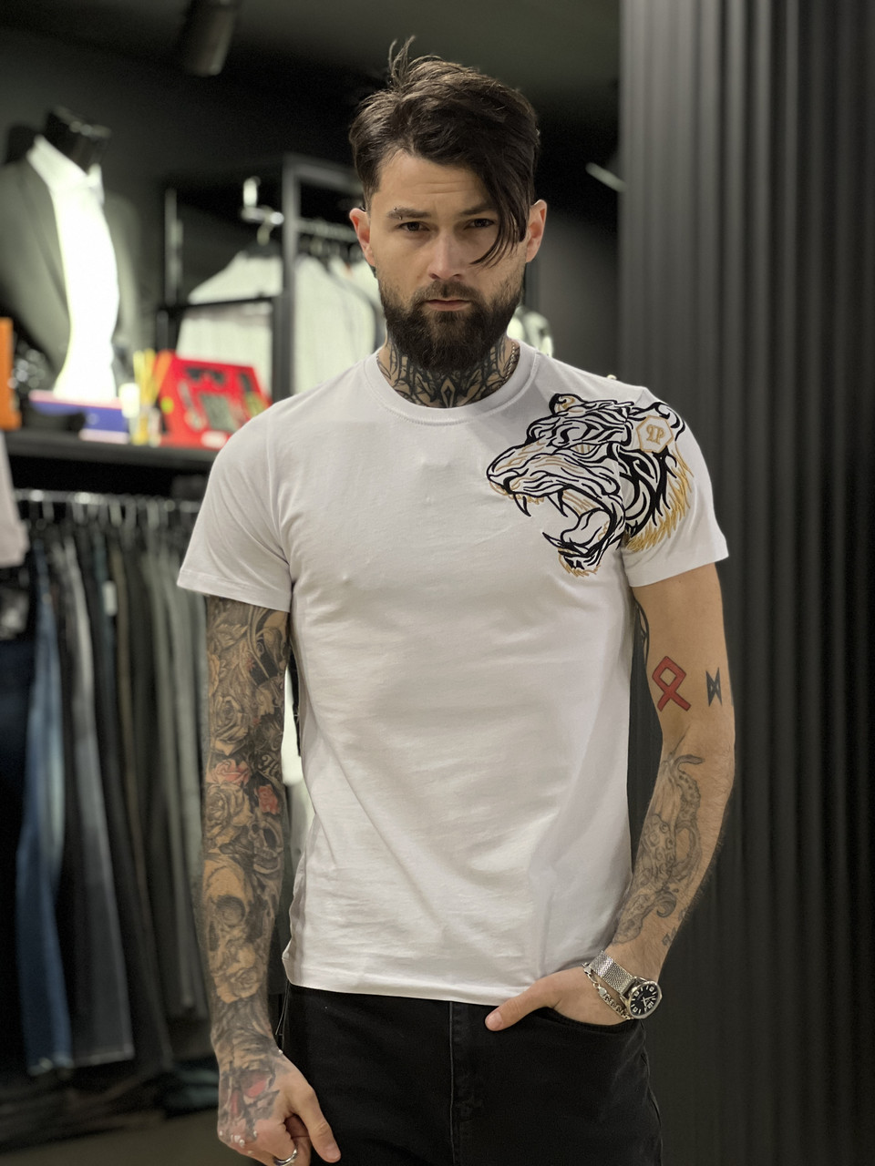Купить мужские футболки Philipp Plein в интернет-магазине Lookbuck