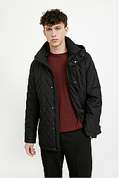Чоловіча куртка стьобана Finn Flare A20-21000-200 чорна XL