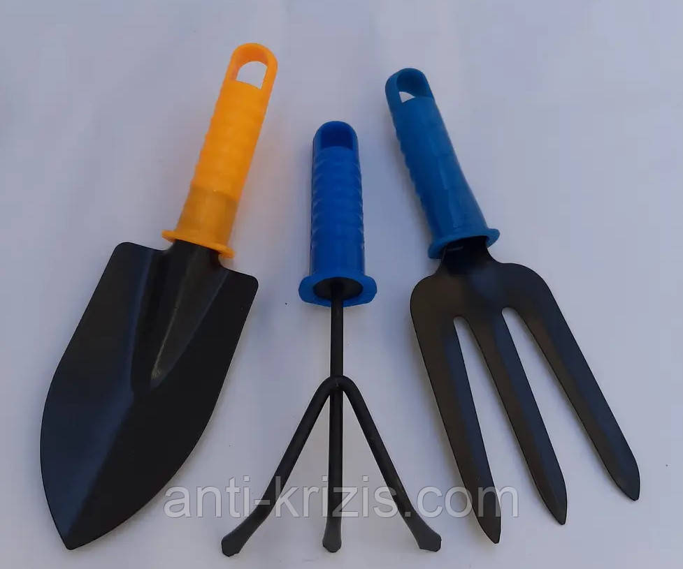 Набір садових інструментів GARDEN TOOLS 3 in 1 (3 шт.), МЕТАЛ!