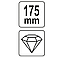 Склоріз алмазний 175 YATO Польща, фото 4