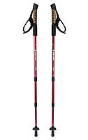 Трекінгові палиці для спортивної скандинавської ходьби (Uolide, Red) скандинавські трекінг палички (Пара)
