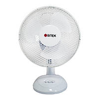 Настольный вентилятор Bitek 9" Table Fan маленький бытовой вентилятор для дома (вінтілятор) (SH)