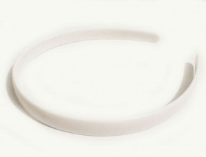 Заготівка для обруча біла 1,2 см набір 10 шт., фото 1