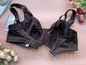 80/85/90/95/100D Бюстгальтер без поролону коричневий, фото 4