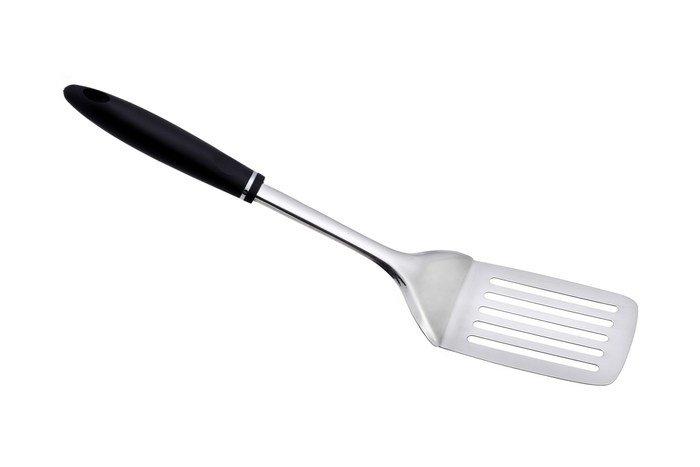 Лопатка із нержавіючої сталі перфорована L 34 см