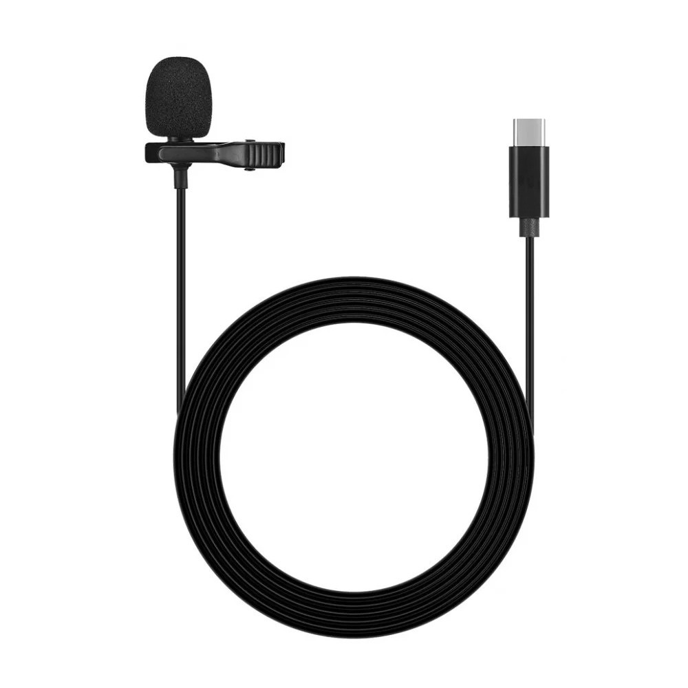 Микрофон петличка для телефона "Lavalier microphone MK-3", петличный микрофон Type-c для смартфона 1.5 м (TO) - фото 8 - id-p1557368852