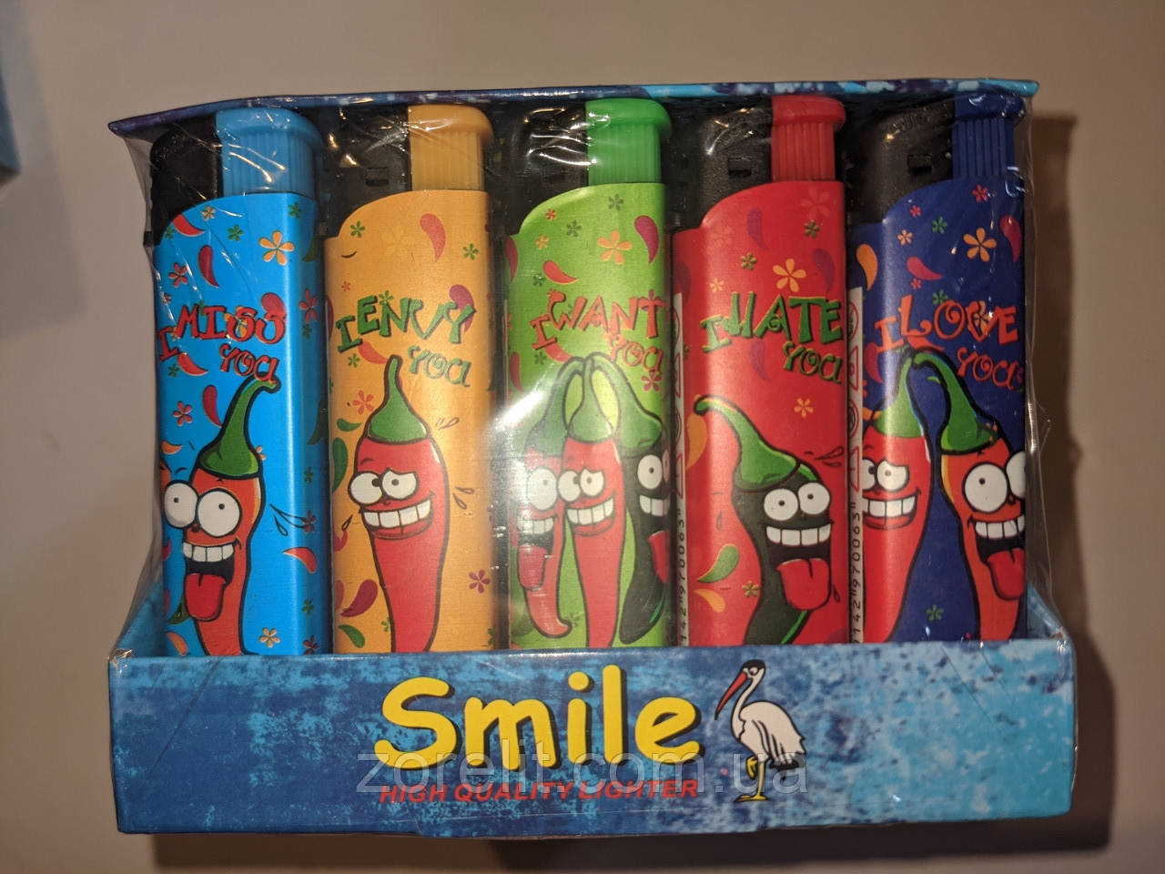 Запальничка Smile 7107 П'єзо Перець, фото 1