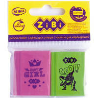 Популярний! Гумка ZiBi Книжка 30х25х8mm, SET*2шт (ZB.5454-2) - Краща якість тільки на Nukleon.com.ua