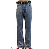 Джинси жіночі широкі палаццо прямі 26 блакитні, фото 3