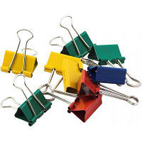 Популярний! Біндер металевий Buromax 25мм, 12шт, color (BM.5354) - Краща якість тільки на Nukleon.com.ua