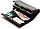 Чорний лаковий гаманець з великою монетницею і блоком для карток ST Leather S9001A, фото 5