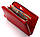 Червоний жіночий гаманець на блискавці з натуральної шкіри BOSTON B272, фото 6