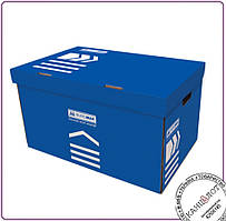 Короб для архівних боків BUROMAX, 560х380х265 мм, синій (BM.3270-02)