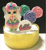 Набір кондитерських прикрас Лялька ЛОЛ єдиноріг