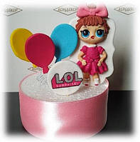 Набір кондитерських прикрас Лялька LoL з малинова