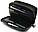 Чорний гаманець-клатч на дві блискавки з фактурної натуральної шкіри Marco Coverna MCJP-5902B, фото 3