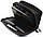 Чорний гаманець-клатч на дві блискавки з фактурної натуральної шкіри Marco Coverna MCJP-5902B, фото 4