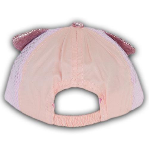 Детская кепка c сеткой и ушками для девочек