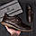 Чоловічі шкіряні туфлі Kristan brown, фото 8