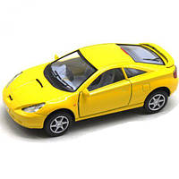 Машинка Kinsmart Toyota Celica желтая KT5038W