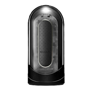 Мастурбатор Tenga Flip Zero Electronic Vibration Black, змінна інтенсивність, розкладний, розкладний