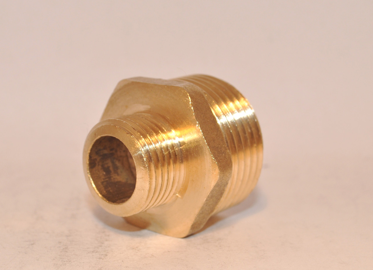 Купить Фитинг латунный - Ниппель переходный 25х15 (1"х½"), цена 48.38 ...