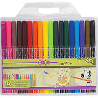 Популярний! Фломастери ZiBi 18 colors (ZB.2803) - Краща якість тільки на Nukleon.com.ua