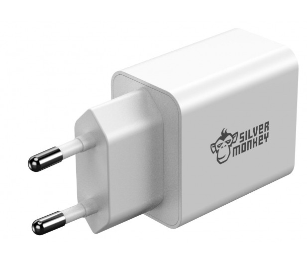 Зарядное устройство Silver Monkey 18W 3A. 3,6 В - 12 В Quick Charge 3.0 (QC-USB18W-SM) - фото 3 - id-p1597475625