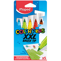 Фломастеры Maped с супер-толстым корпусом COLOR PEPS XXL, 5 цв (MP.844705) - Топ Продаж!