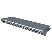 Патч-панель 19" 24xRJ-45 FTP cat. 5е, 1U Molex (PID-00030) - Топ Продаж!