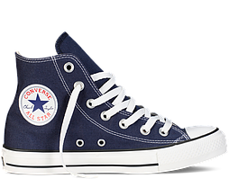 Кеди Converse All Star High Blue (Конверси високі синього кольору чоловічі і жіночі розміри 36-44)