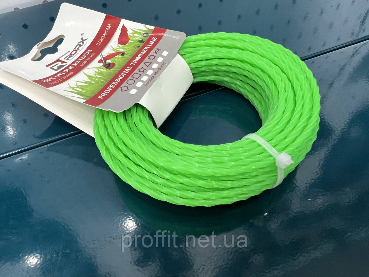 Леска Крученый Квадрат 3.0 Мм 15 Метров на Шпулю ( Катушку ) для ...