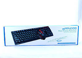 Бездротова ігрова клавіатура та миша UKC HK-6500