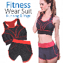 Костюм для йоги — топ + шорти Yoga Wear Suit Slimming Y-13, фото 3