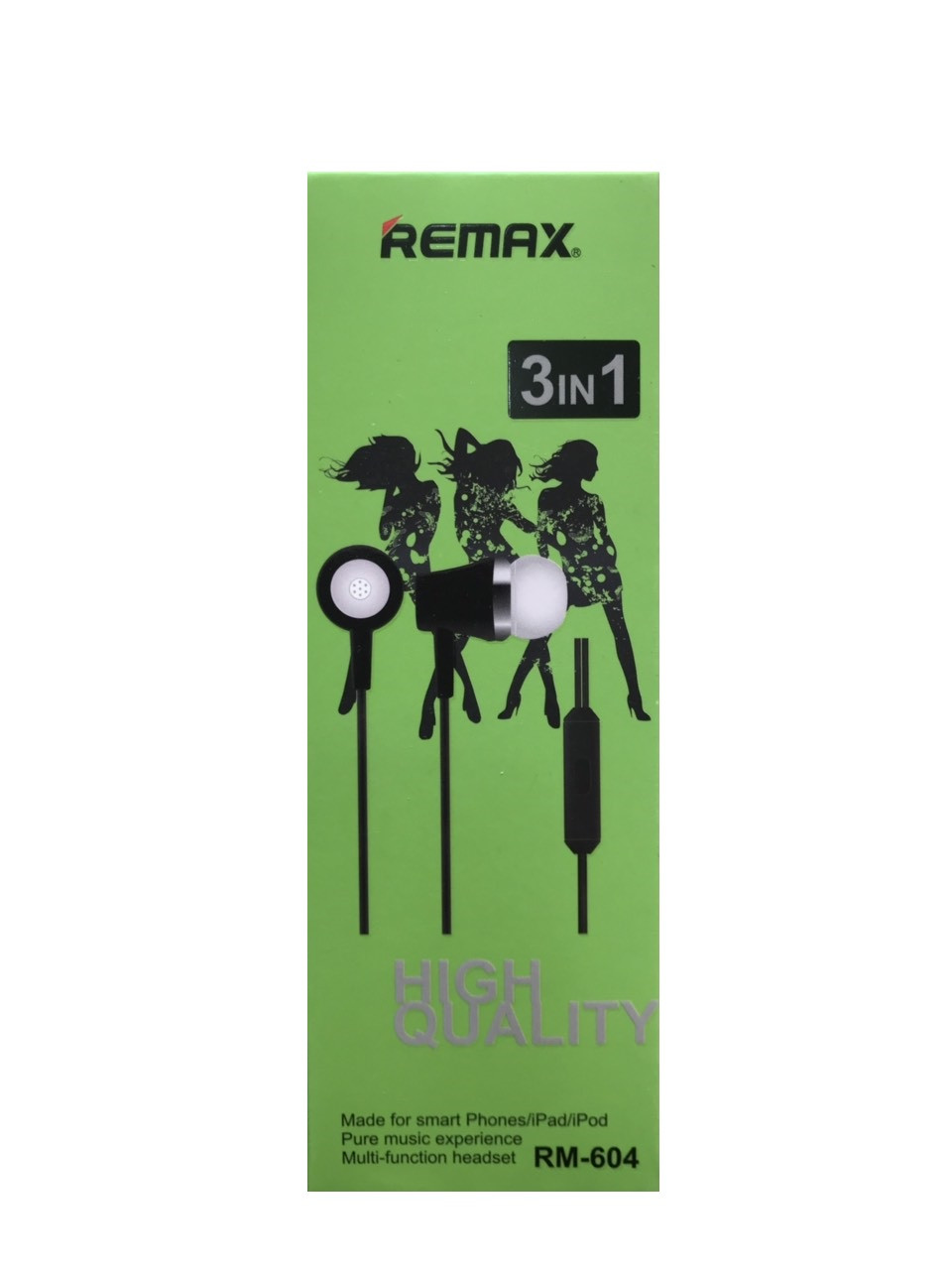 Дротові навушники з мікрофоном Remax RM-604
