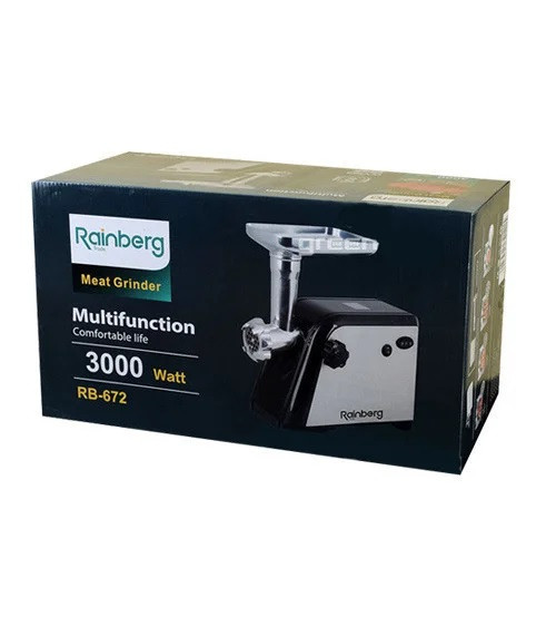 М'ясорубка Rainberg RB-672 3000W, фото 1