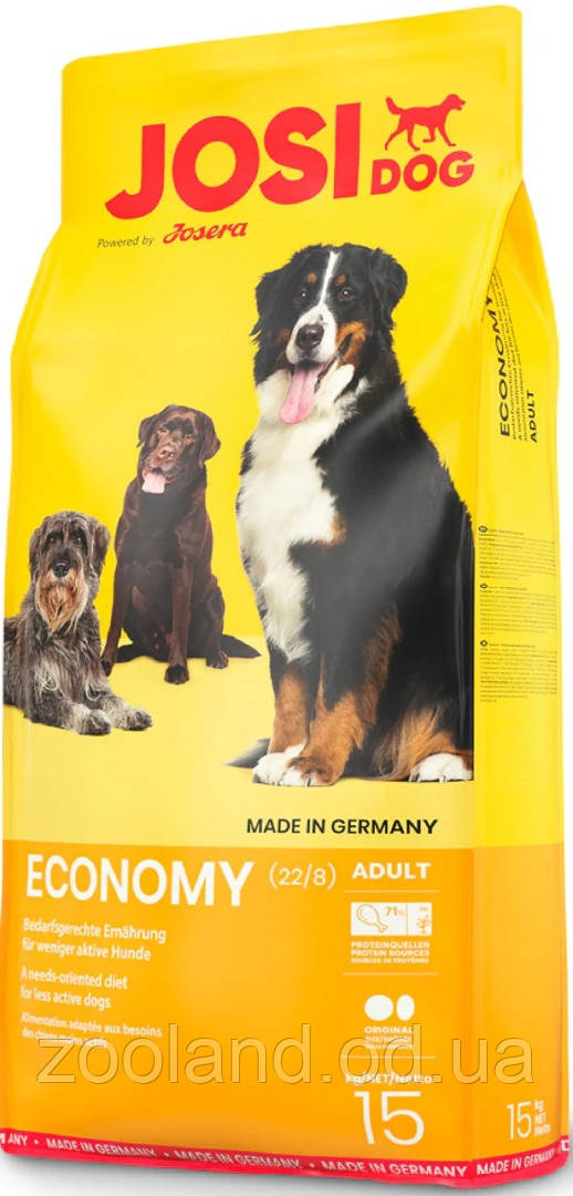 Josera JosiDog Economy для дорослих собак, 15 кг