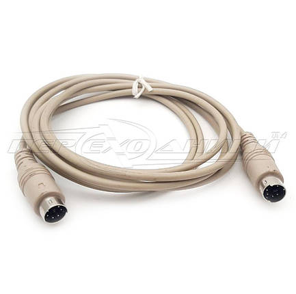 Кабель 6 pin (ps/2) на 6 pin (ps/2) , в экране , 1.5 м, фото 2