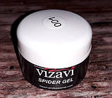 Гель-фарба Павутинка Vizavi Professional Sticky gel Paint 01, колір чорний, 5 г, фото 3