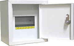 Щит освітлення ЩО-А-Н-6 металевий на 6 модулів навісний із замком