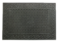 Коврик под двери резиновый "Welcome-1" 42x60 см (RMR09-4260)